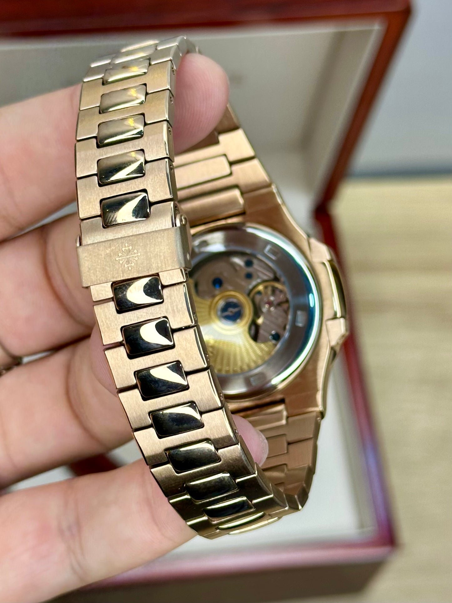Patek Philippe Nautilus Moonphase Rose Gold