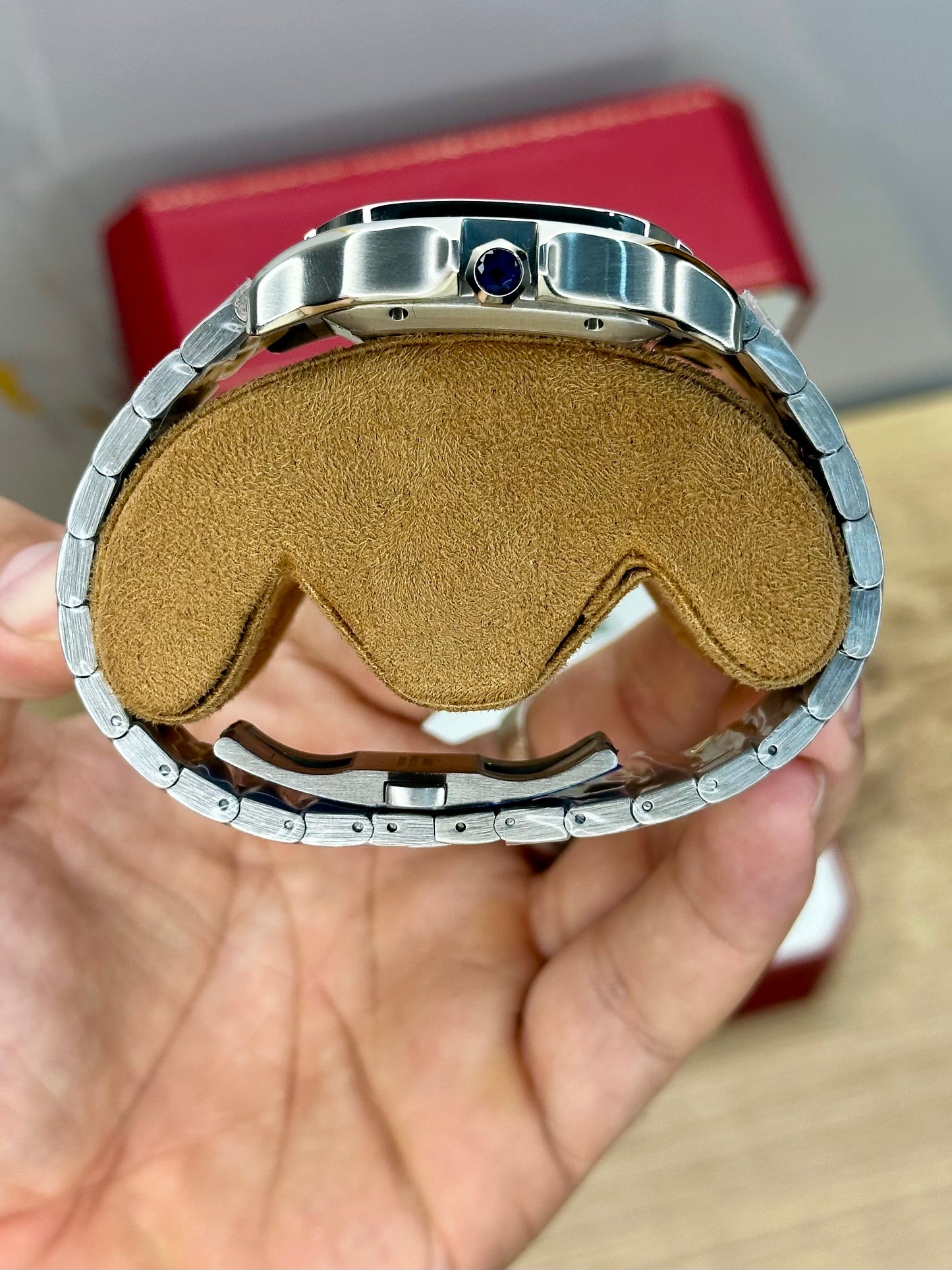 Cartier Santos Automatic White Dial