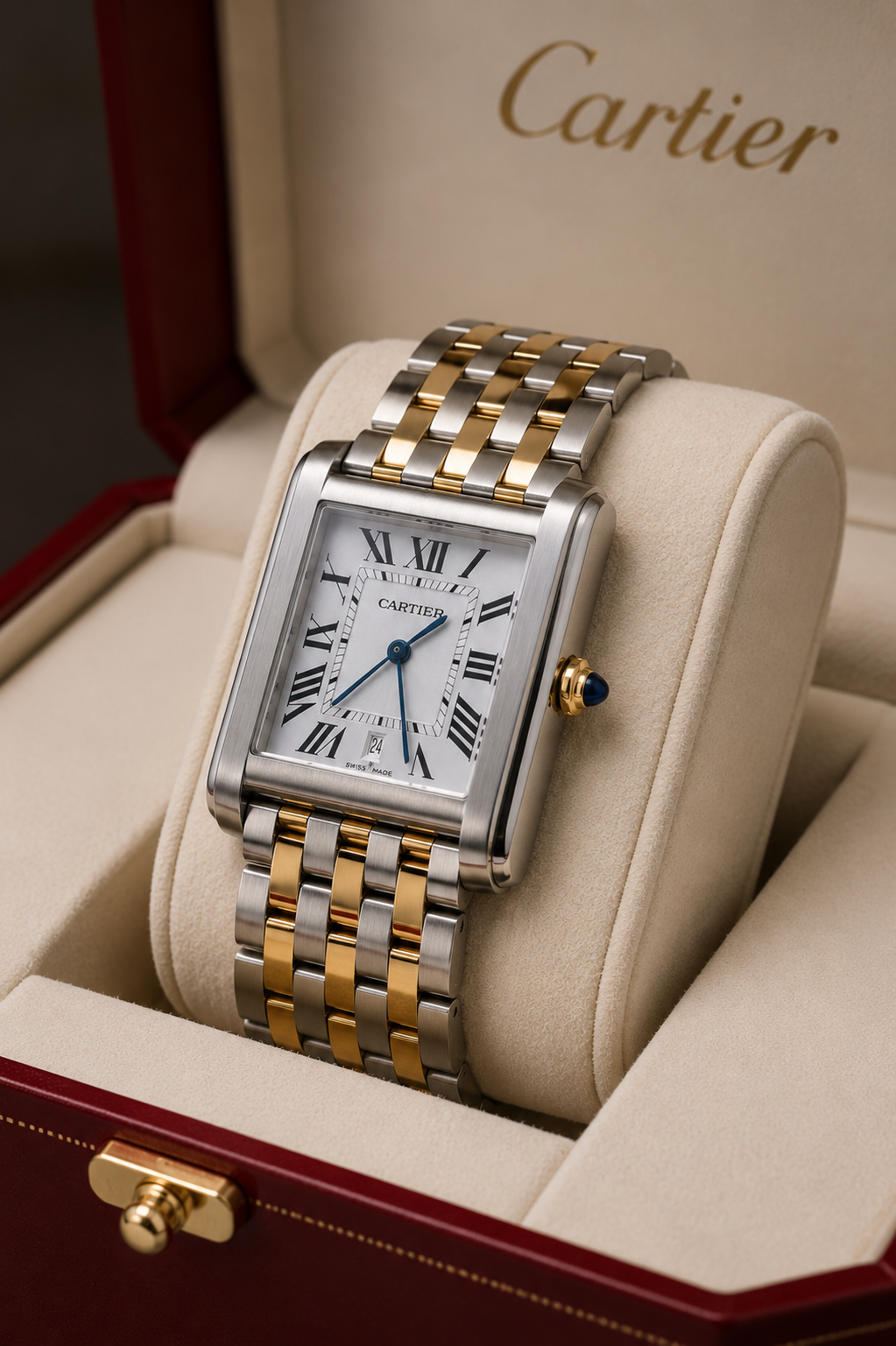 CARTIER TANK FRANÇAISE BICOLOR – 36 MM