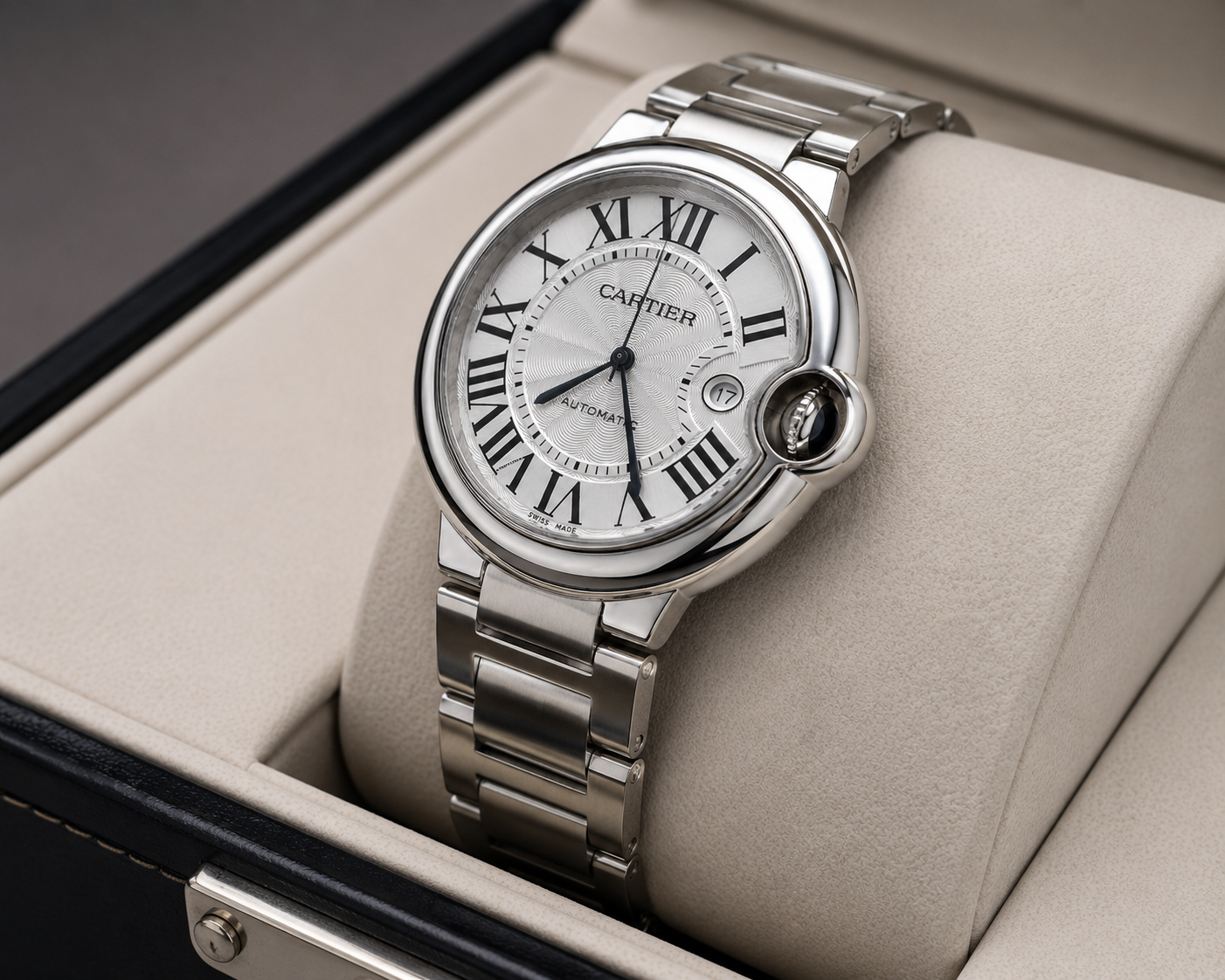 CARTIER BALLON BLEU DE CARTIER AUTOMÁTICO 42 MM – ESFERA PLATEADA