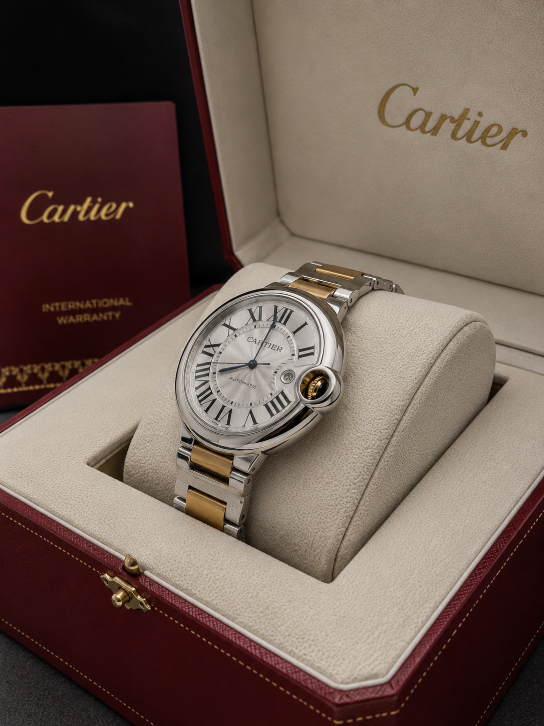 CARTIER BALLON BLEU DE CARTIER AUTOMÁTICO 42 MM – BICOLOR | ESFERA PLATEADA