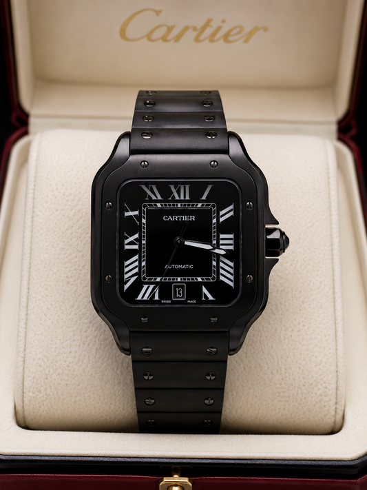 CARTIER SANTOS DE CARTIER AUTOMÁTICO 40 MM – ALL BLACK