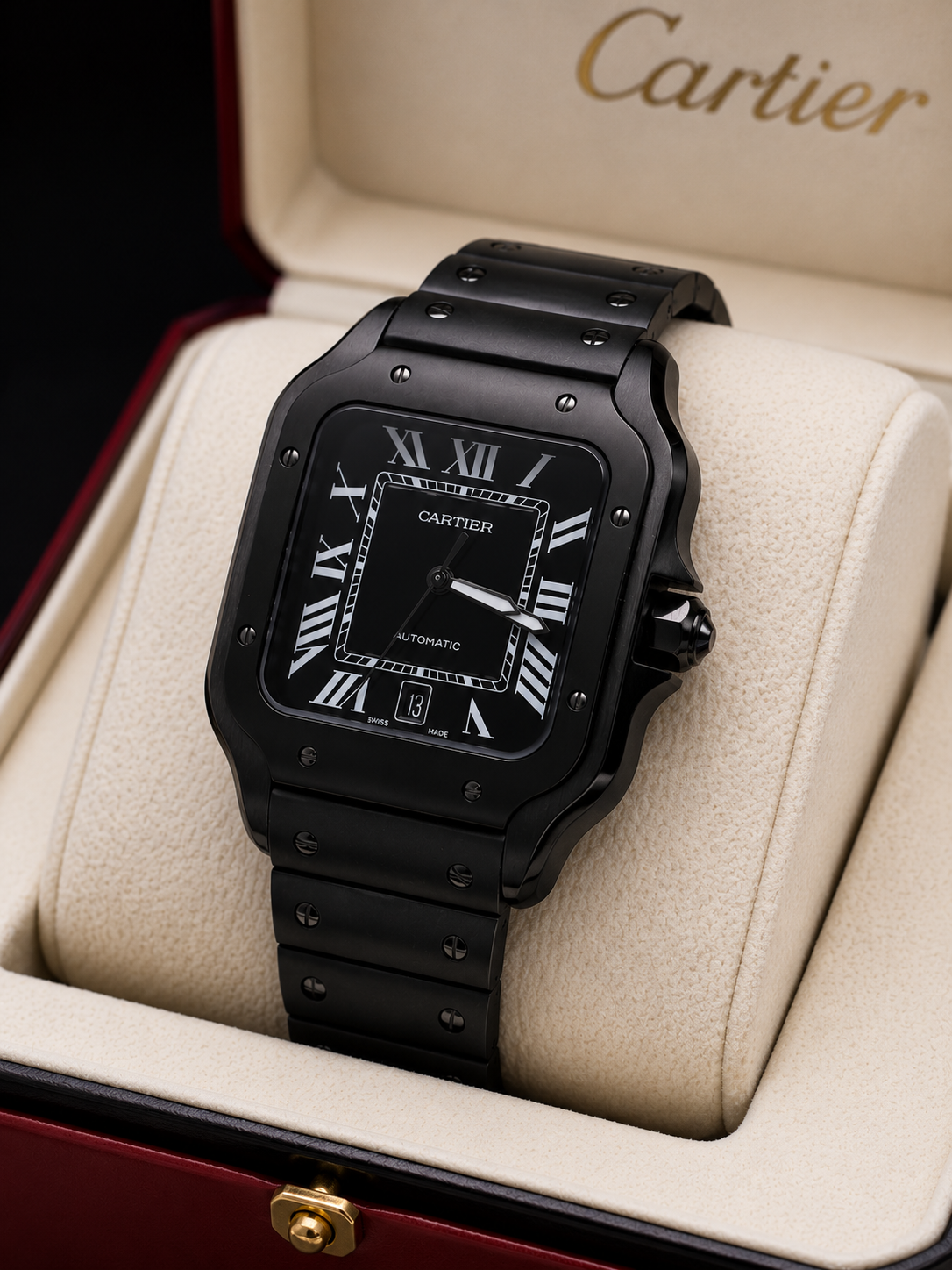 CARTIER SANTOS DE CARTIER AUTOMÁTICO 40 MM – ALL BLACK