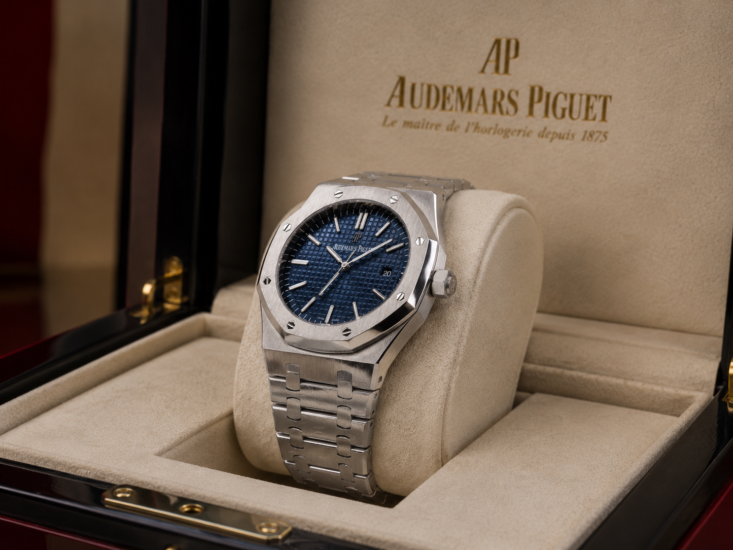 AUDEMARS PIGUET ROYAL OAK AUTOMÁTICO 41 MM – ESFERA AZUL