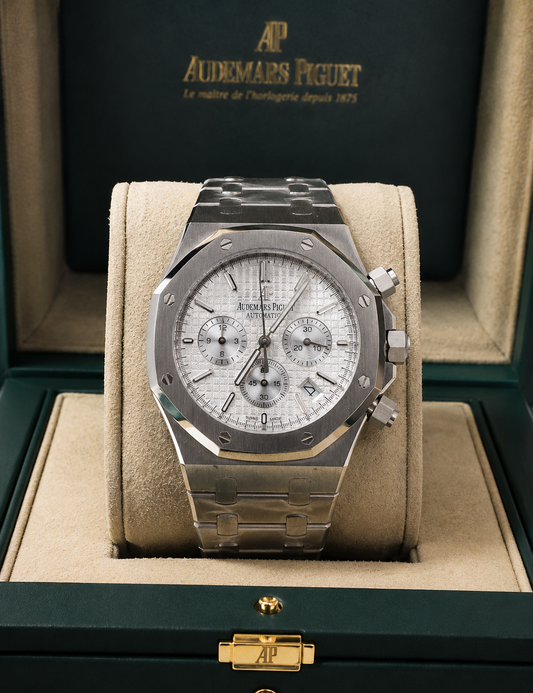 AUDEMARS PIGUET ROYAL OAK CHRONOGRAPH 41 MM – ESFERA PLATEADA