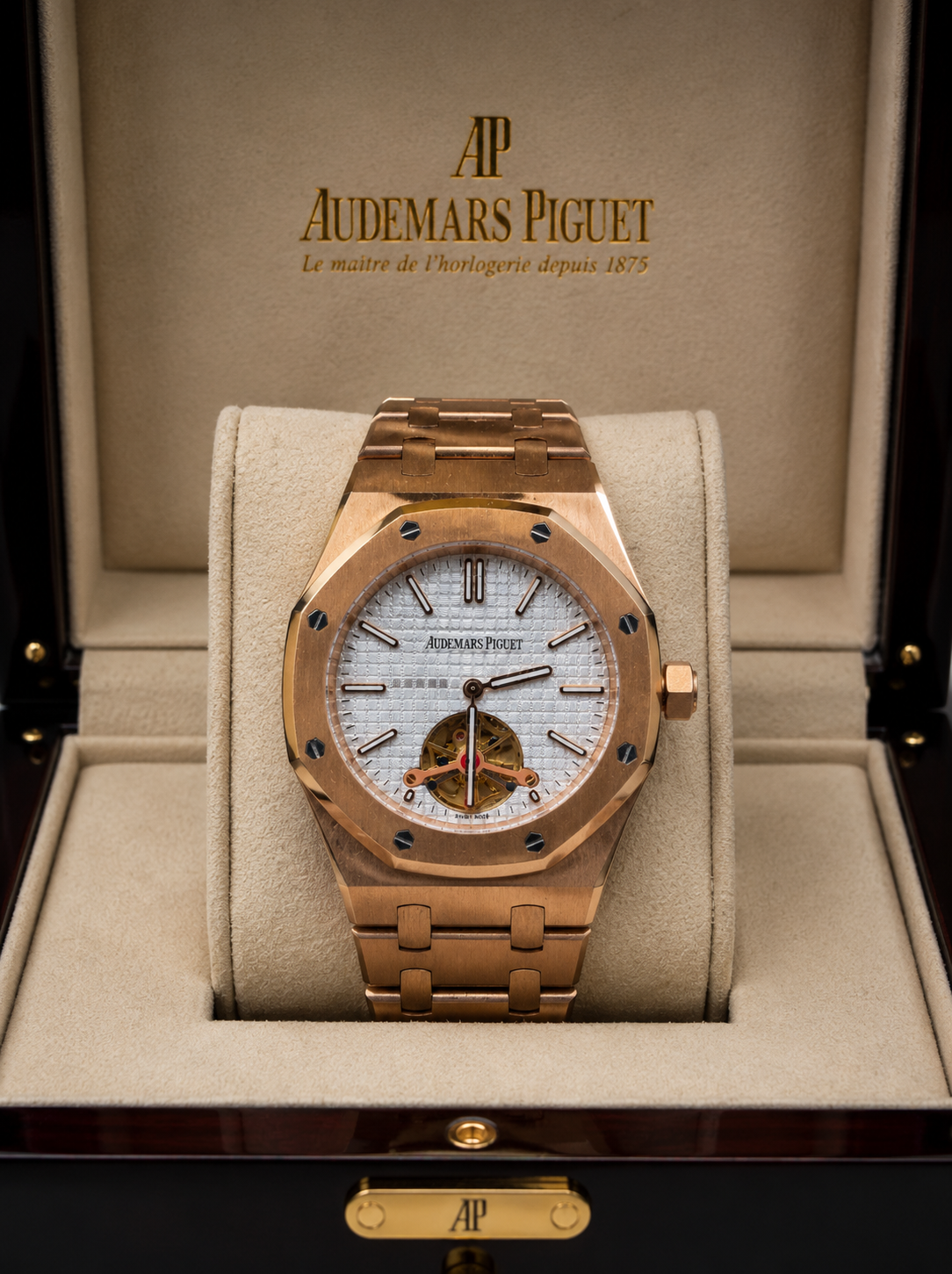 AUDEMARS PIGUET ROYAL OAK TOURBILLON 41 MM – ESFERA PLATEADA