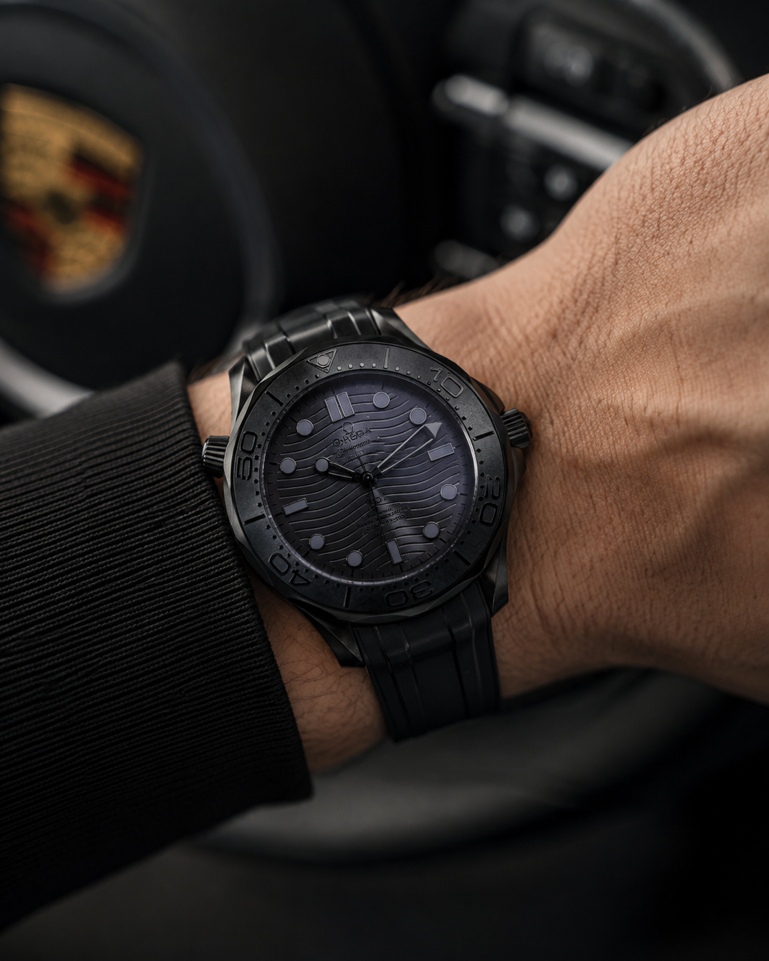 OMEGA SEAMASTER DIVER 300M BLACK BLACK