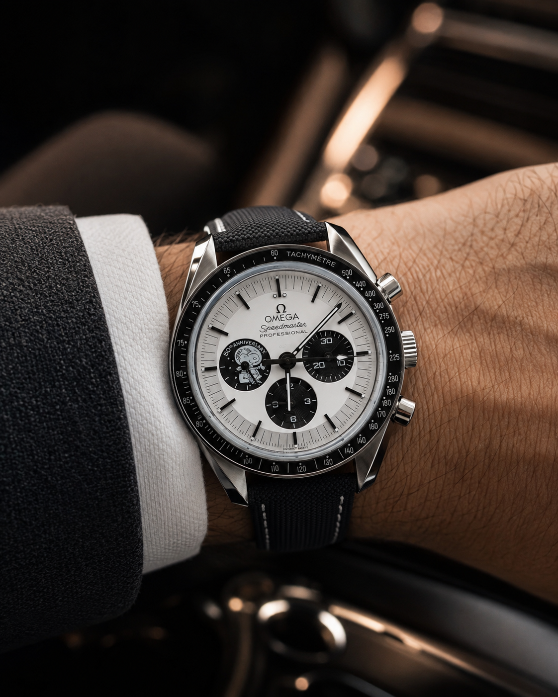OMEGA SPEEDMASTER PROFESSIONAL SNOOPY CRONÓGRAFO NEGRO