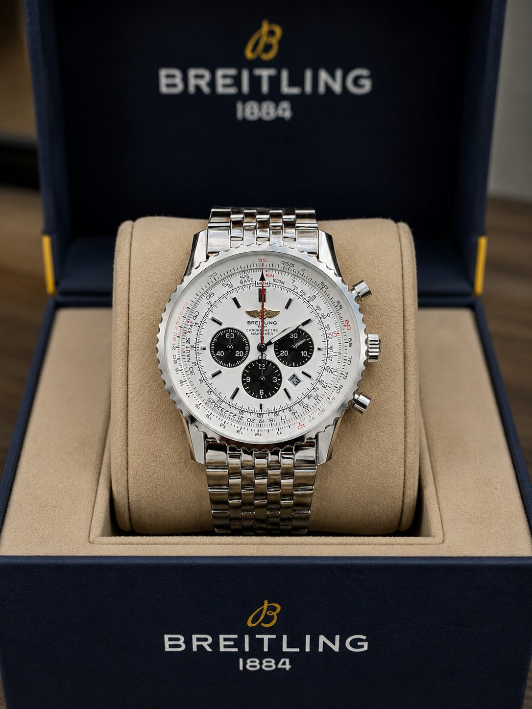 BREITLING NAVITIMER CHRONOGRAPH 46 MM ACERO