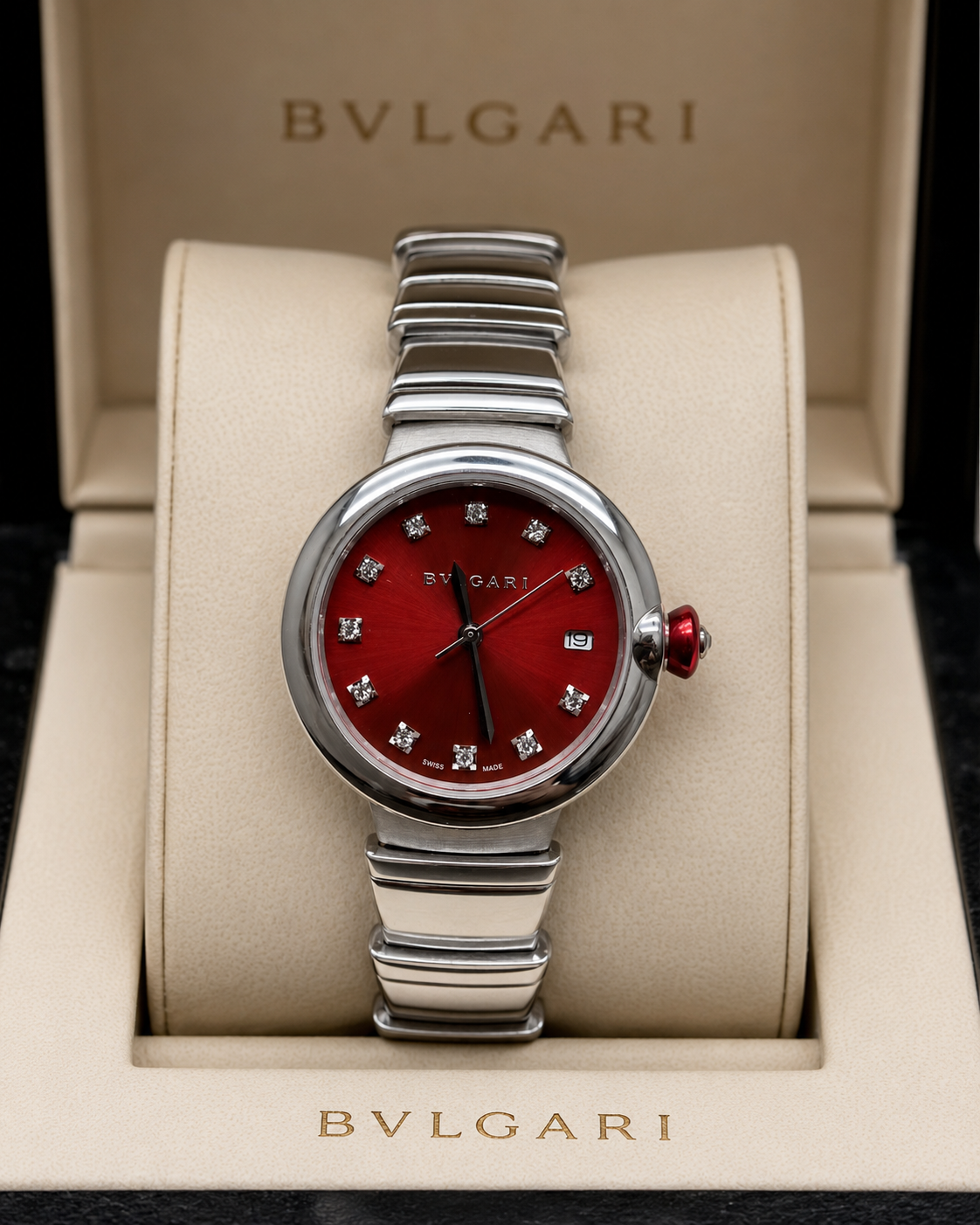 BVLGARI LVCEA TUBOGAS DAMA – 33 MM
