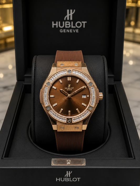 HUBLOT CLASSIC FUSION DIAMONDS DAMA - 36MM