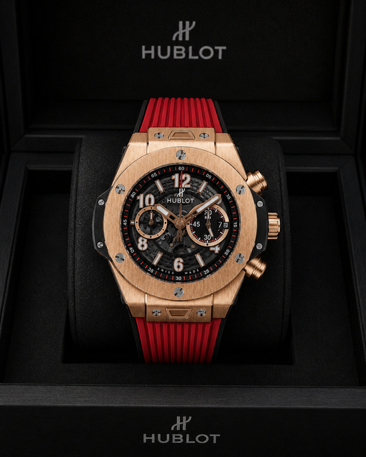 HUBLOT BIG BANG UNICO KING GOLD SKELETON CABALLERO – 45 MM