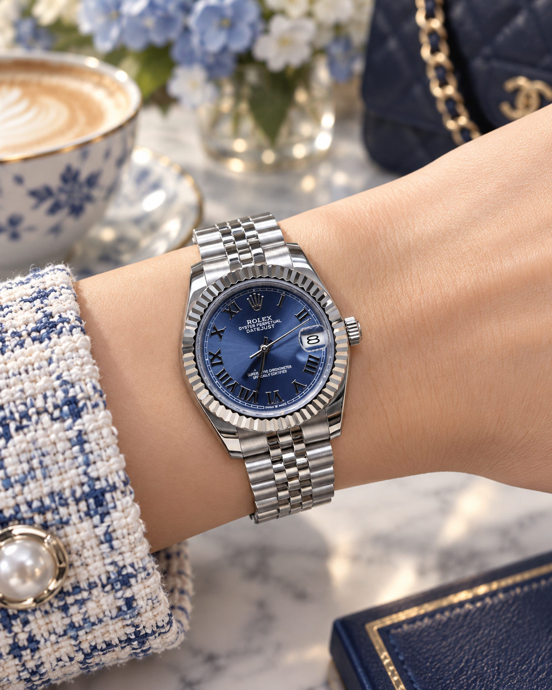 ROLEX DATEJUST 31 MM DAMA – ESFERA AZUL
