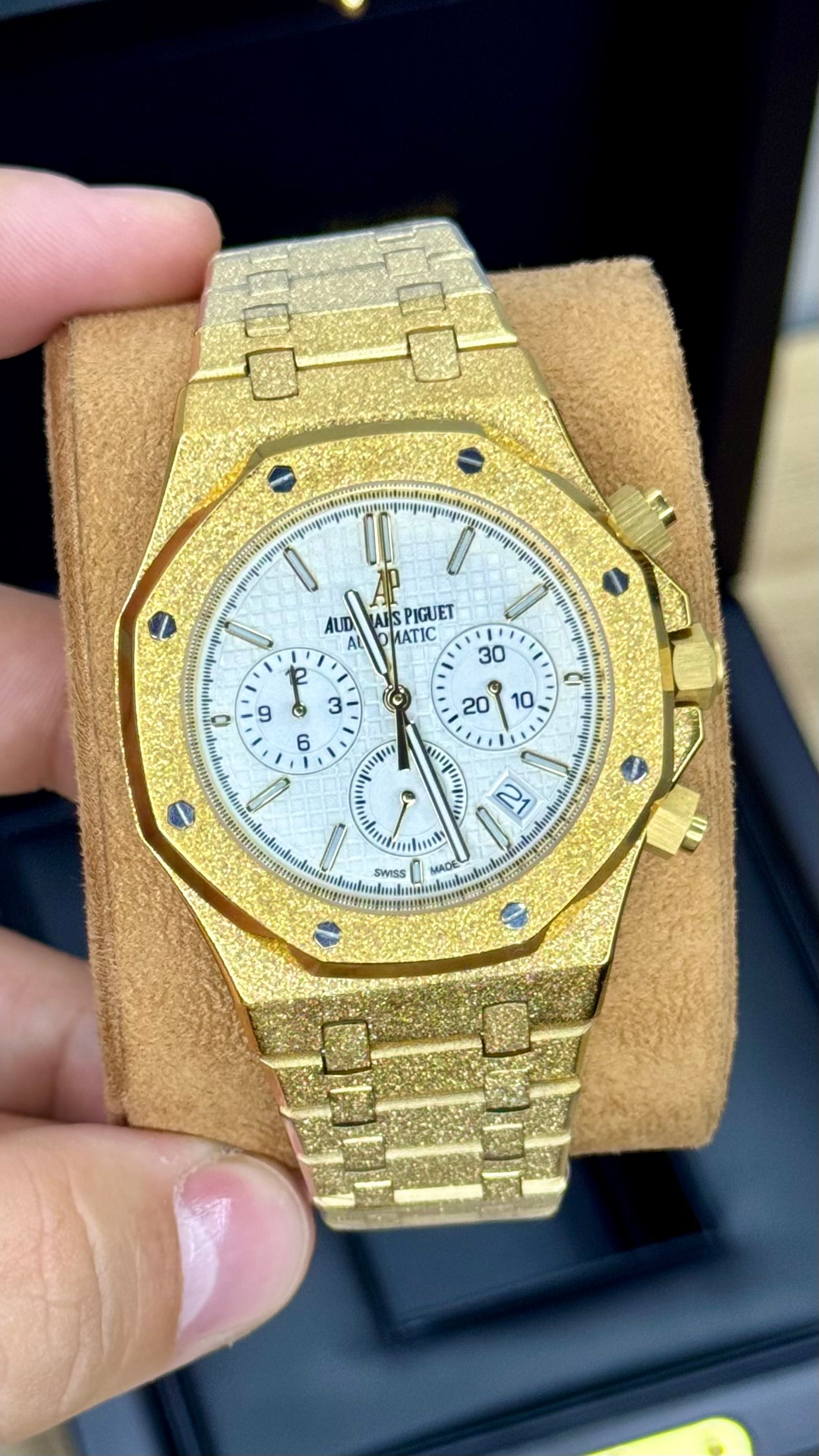AUDEMARS PIGUET ROYAL OAK CHRONOGRAPH 41MM BLANCO ORO