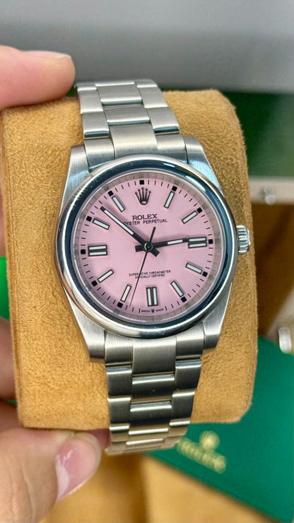 Rolex Oyster Perpetual Pink Dial