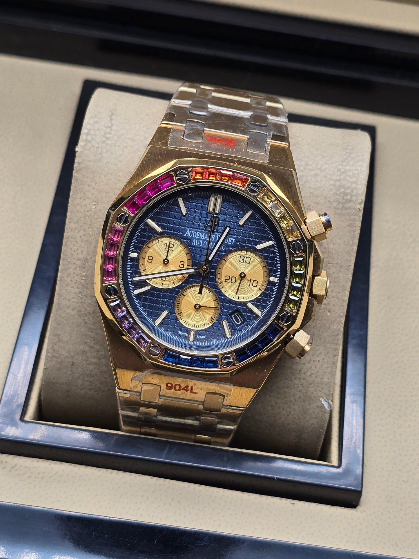 AUDEMARS PIGUET ROYAL OAK CHRONOGRAPH RAINBOW 41MM ORO ROSA