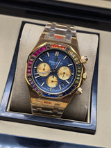 AUDEMARS PIGUET ROYAL OAK CHRONOGRAPH RAINBOW 41MM ORO ROSA