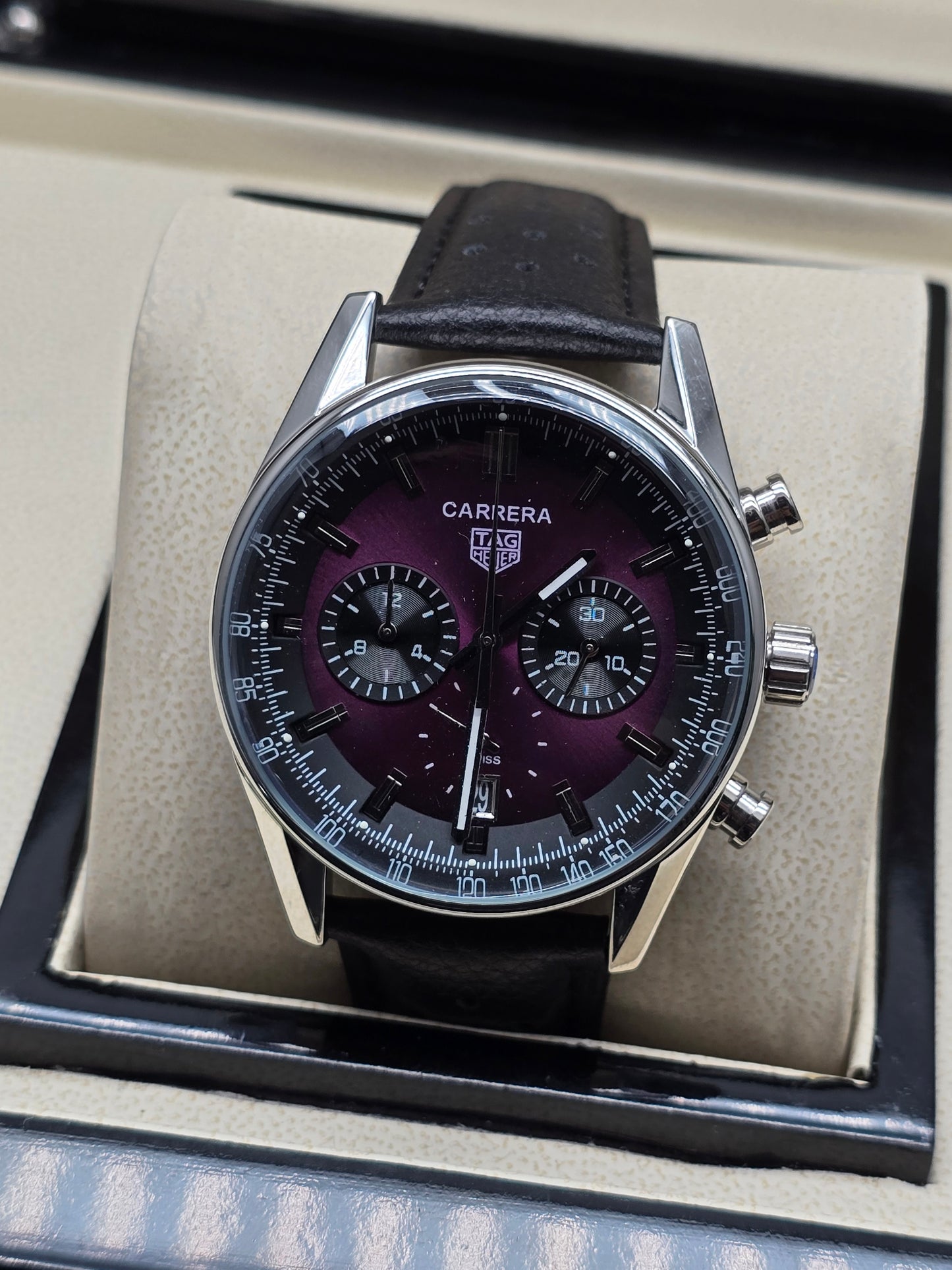 TAG HEUER CARRERA CHRONOGRAPH 39MM MORADO DEGRADADO