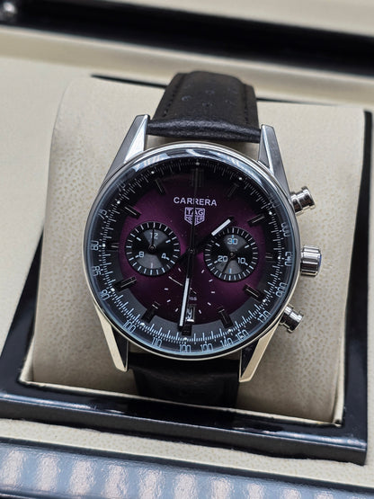 TAG HEUER CARRERA CHRONOGRAPH 39MM MORADO DEGRADADO