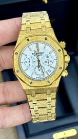 AUDEMARS PIGUET ROYAL OAK CHRONOGRAPH 41MM BLANCO ORO