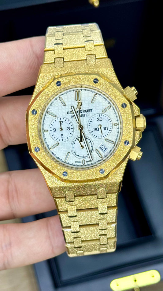 AUDEMARS PIGUET ROYAL OAK CHRONOGRAPH 41MM BLANCO ORO
