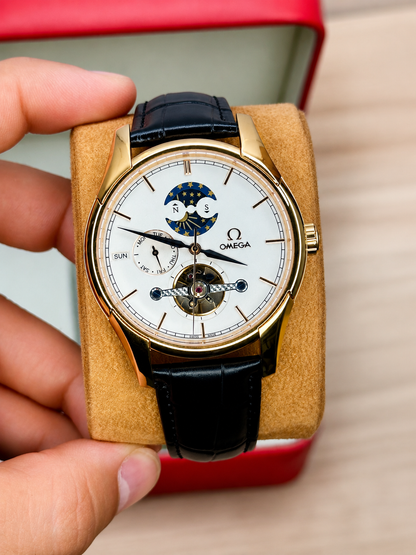 OMEGA Moonphase Open Heart
