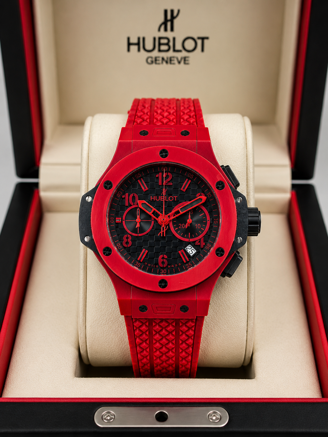 HUBLOT BIG BANG RED MAGIC CHRONOGRAPH CABALLERO – 44 MM