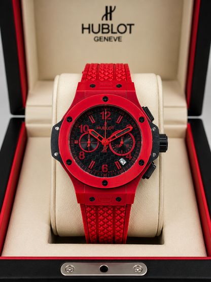 HUBLOT BIG BANG RED MAGIC CHRONOGRAPH CABALLERO – 44 MM