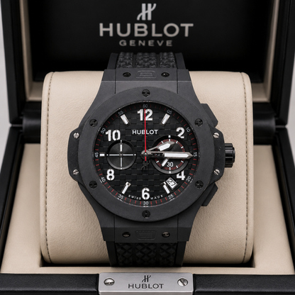 HUBLOT BIG BANG BLACK MAGIC CHRONOGRAPH CABALLERO – 44 MM