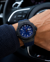 HUBLOT BIG BANG BLACK MAGIC BLUE CHRONOGRAPH CABALLERO – 44 MM
