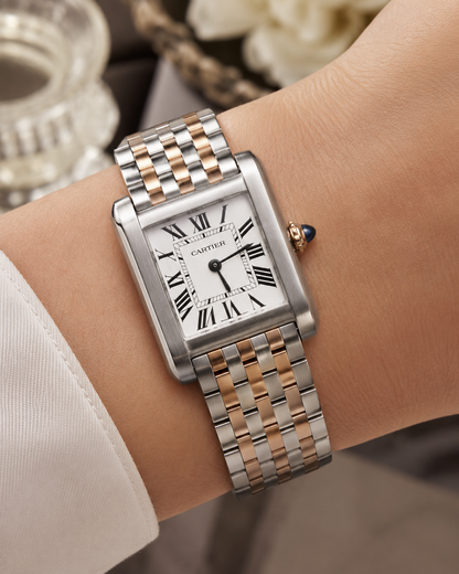 CARTIER TANK FRANÇAISE BICOLOR DAMA – TAMAÑO DAMA