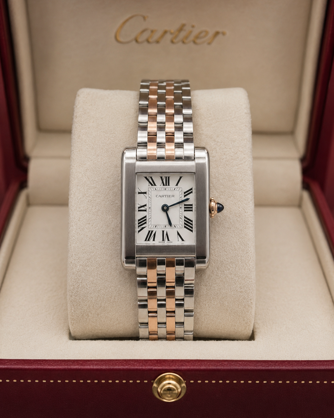 CARTIER TANK FRANÇAISE BICOLOR DAMA – TAMAÑO DAMA