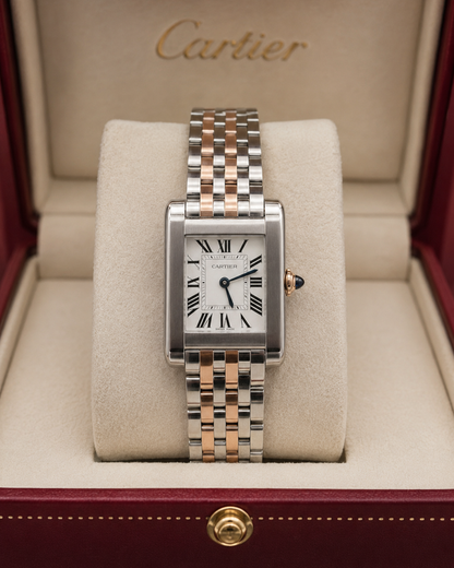 CARTIER TANK FRANÇAISE BICOLOR DAMA – TAMAÑO DAMA