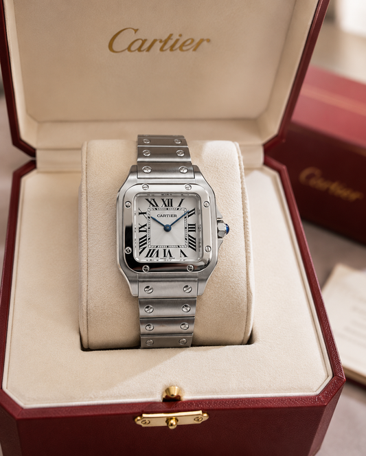 SANTOS DE CARTIER AUTOMÁTICO DAMA – ACERO