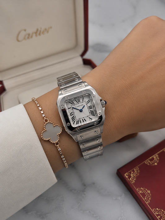 SANTOS DE CARTIER AUTOMÁTICO DAMA – ACERO