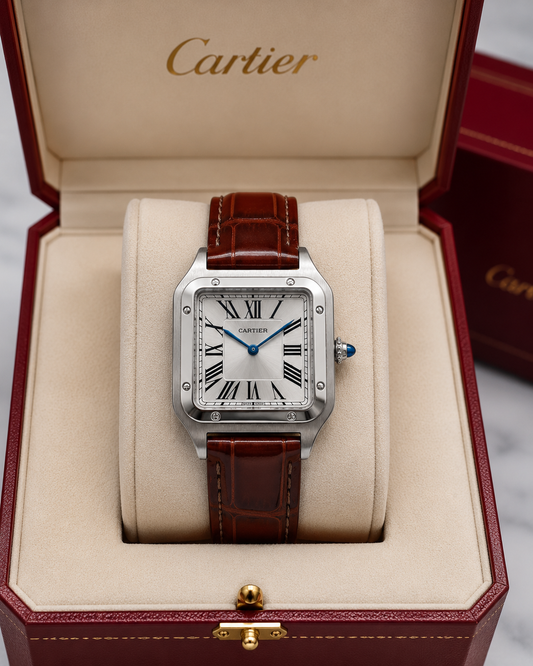 CARTIER SANTOS DUMONT DAMA – CORREA EN CUERO