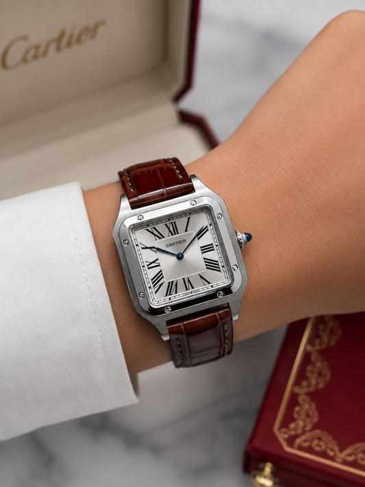 CARTIER SANTOS DUMONT DAMA – CORREA EN CUERO