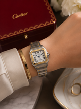 SANTOS DE CARTIER AUTOMÁTICO BICOLOR DAMA