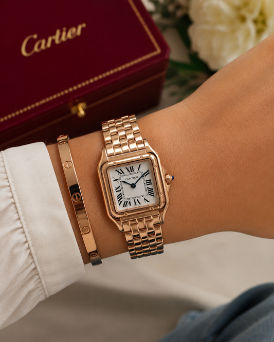 CARTIER PANTHÈRE COLOR ORO ROSA DAMA - TAMAÑO MEDIANO