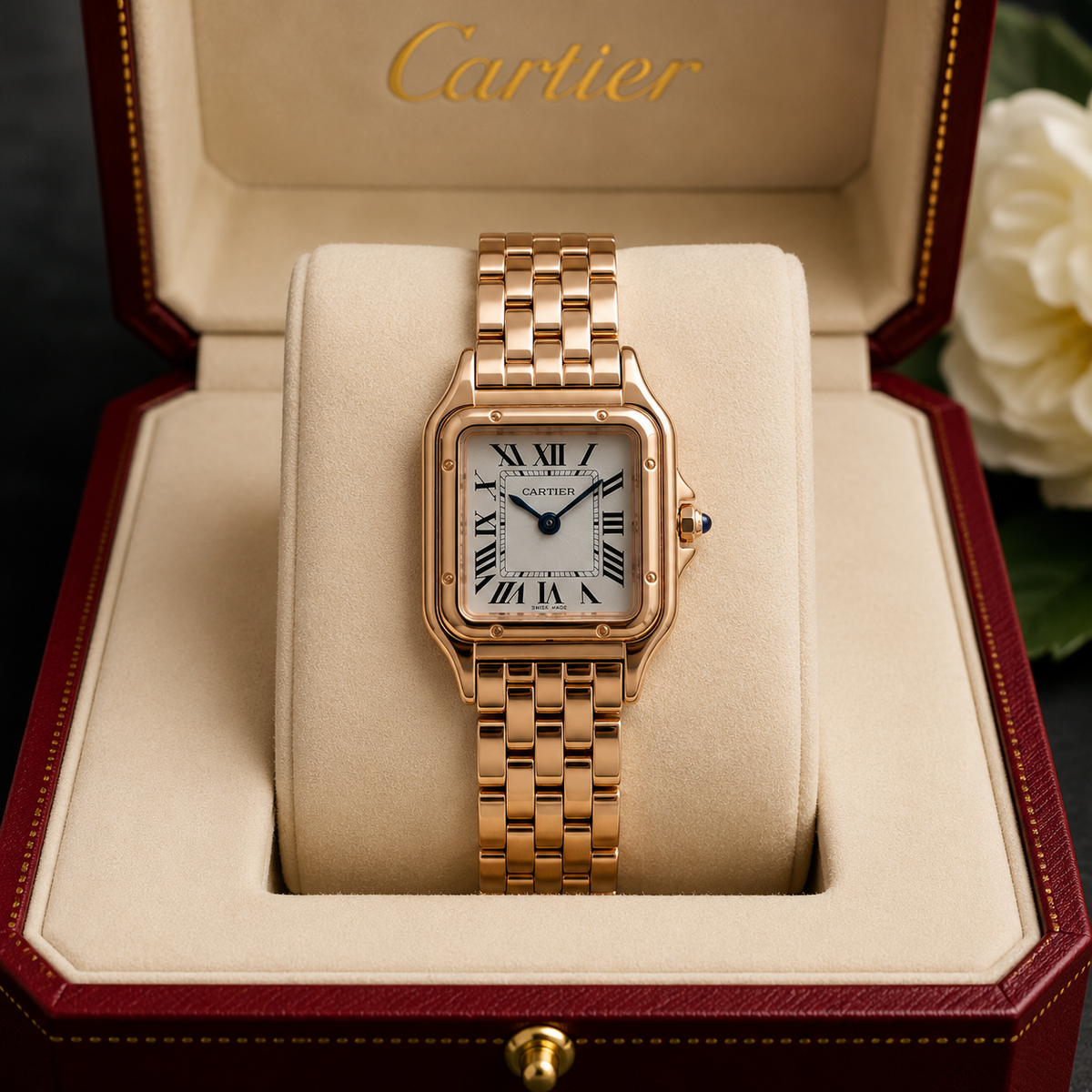 CARTIER PANTHÈRE COLOR ORO ROSA DAMA - TAMAÑO MEDIANO