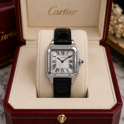 CARTIER SANTOS-DUMONT DAMA – CORREA EN CUERO
