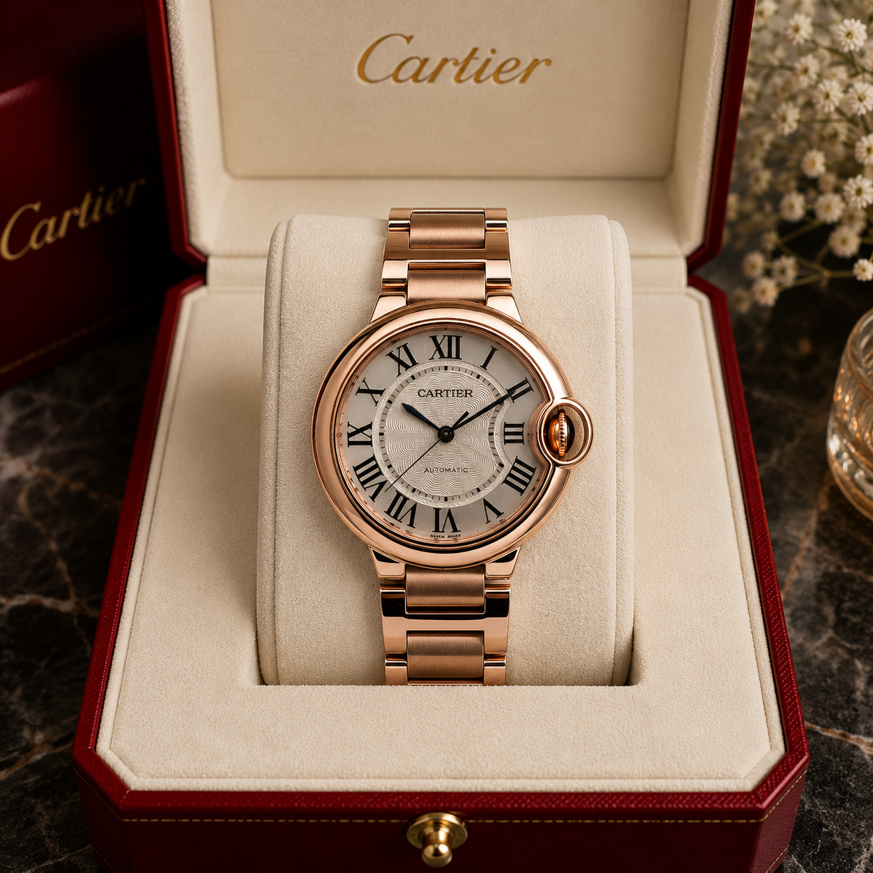 CARTIER BALLON BLEU DE CARTIER MEDIUM DAMA – 33 MM