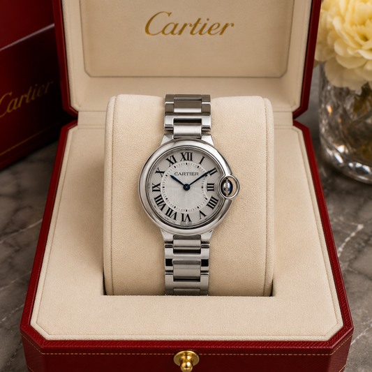 CARTIER BALLON BLEU SMALL DAMA – 28 MM