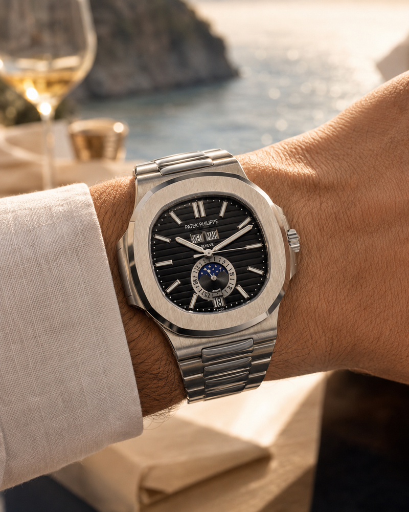 PATEK PHILIPPE NAUTILUS 5726/1A-001 ANNUAL CALENDAR MOON PHASE 40.5 MM