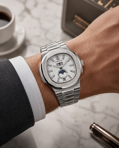 PATEK PHILIPPE NAUTILUS 5726/1A-010 ANNUAL CALENDAR MOON PHASE 40.5 MM