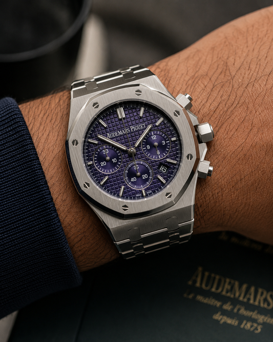 AUDEMARS PIGUET ROYAL OAK CHRONOGRAPH 41 MM – ESFERA MORADA