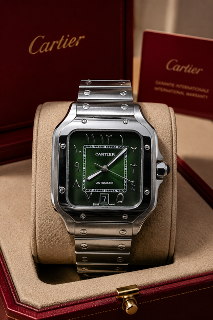 SANTOS DE CARTIER VERDE ARABIANS – 40 MM