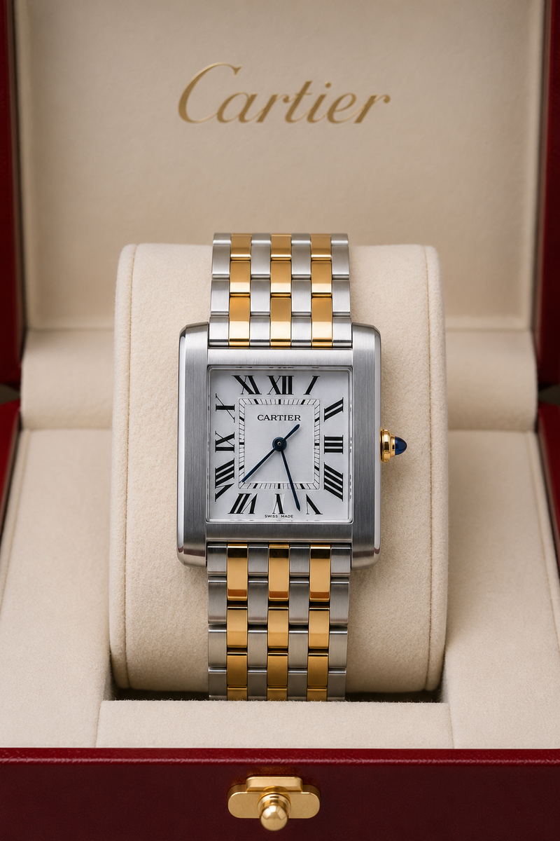 CARTIER TANK FRANÇAISE BICOLOR – 36 MM
