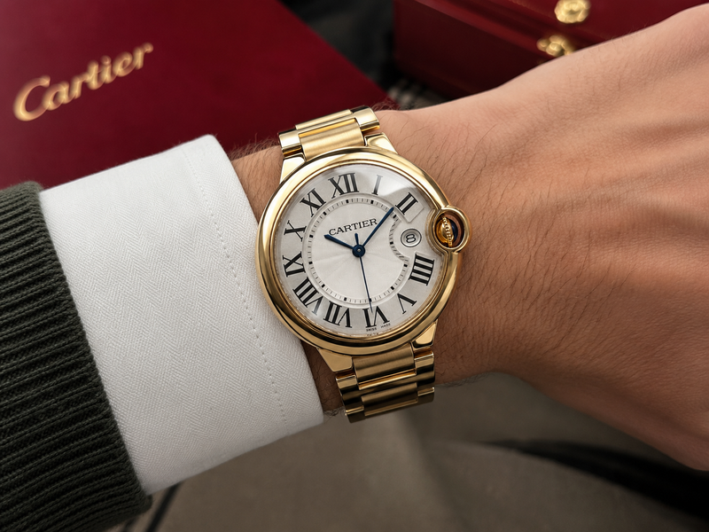 CARTIER BALLON BLEU DORADO – 42 MM