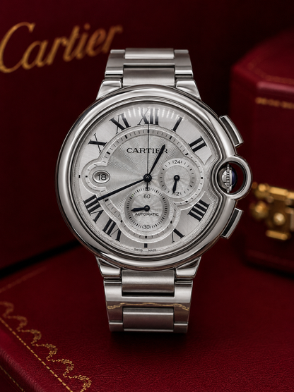 CARTIER BALLON BLEU CHRONOGRAPH ACERO – 42 MM